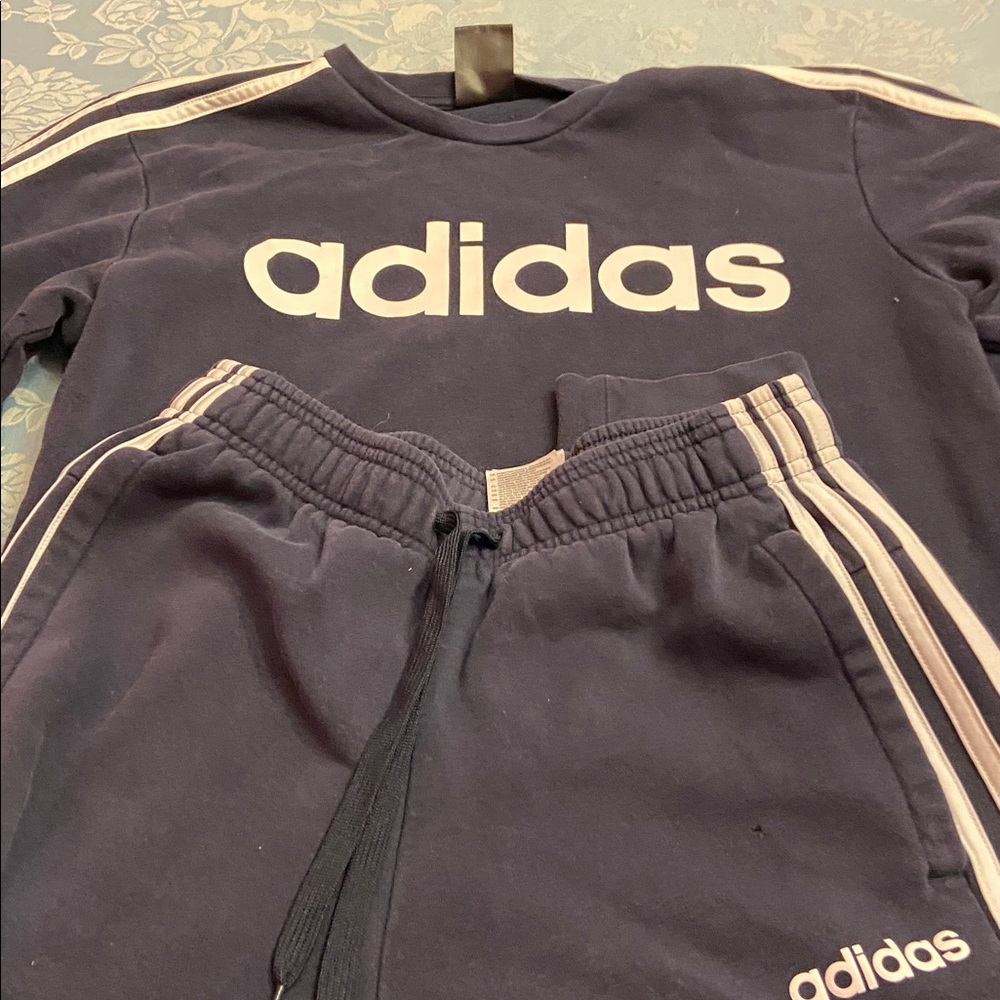 Adidas Men’s small Joggers with White Stripes - Picture 16 of 16